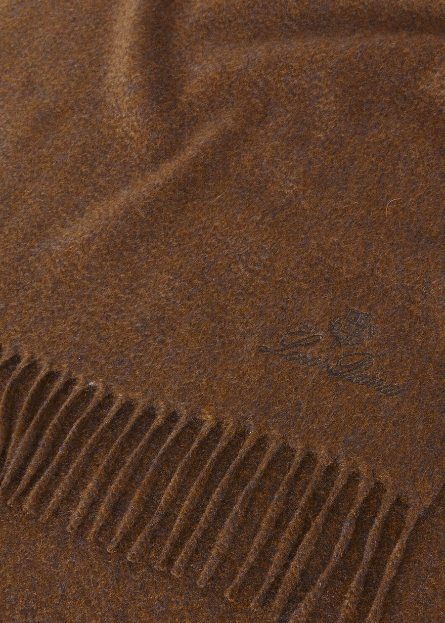 Grande Unita Cashmere Scarf Pine Melange Perfume