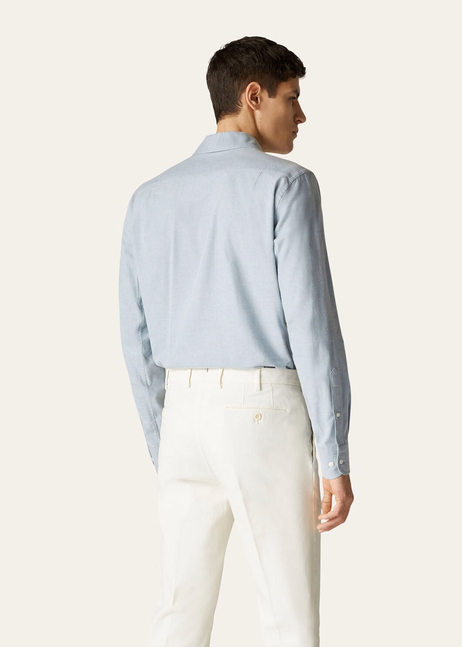 Andre Cottony Shirt Cloud Blue