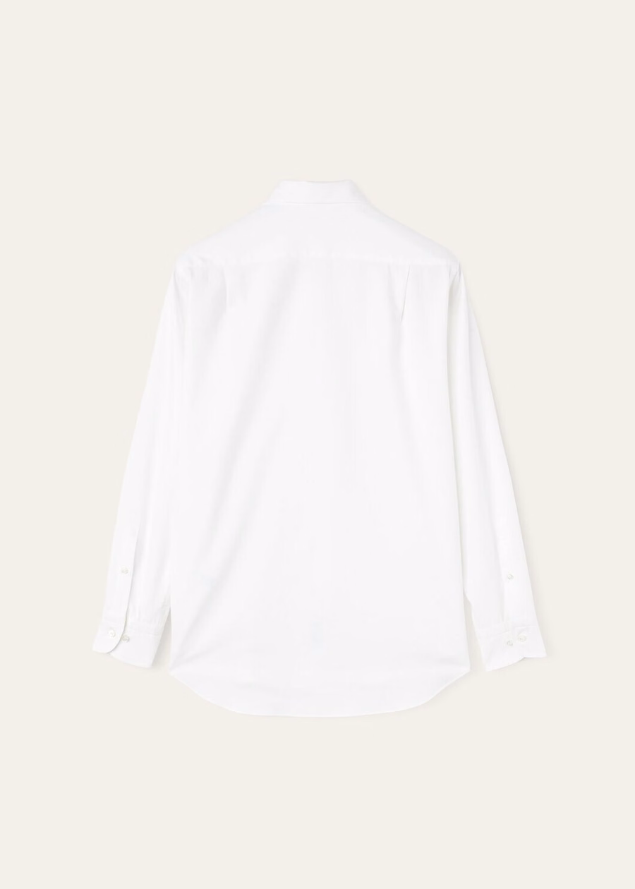Andre Cotton Shirt Optical White