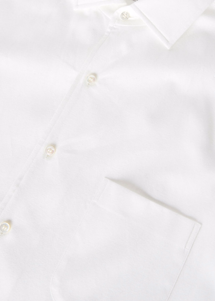 Andre Cotton Shirt Optical White