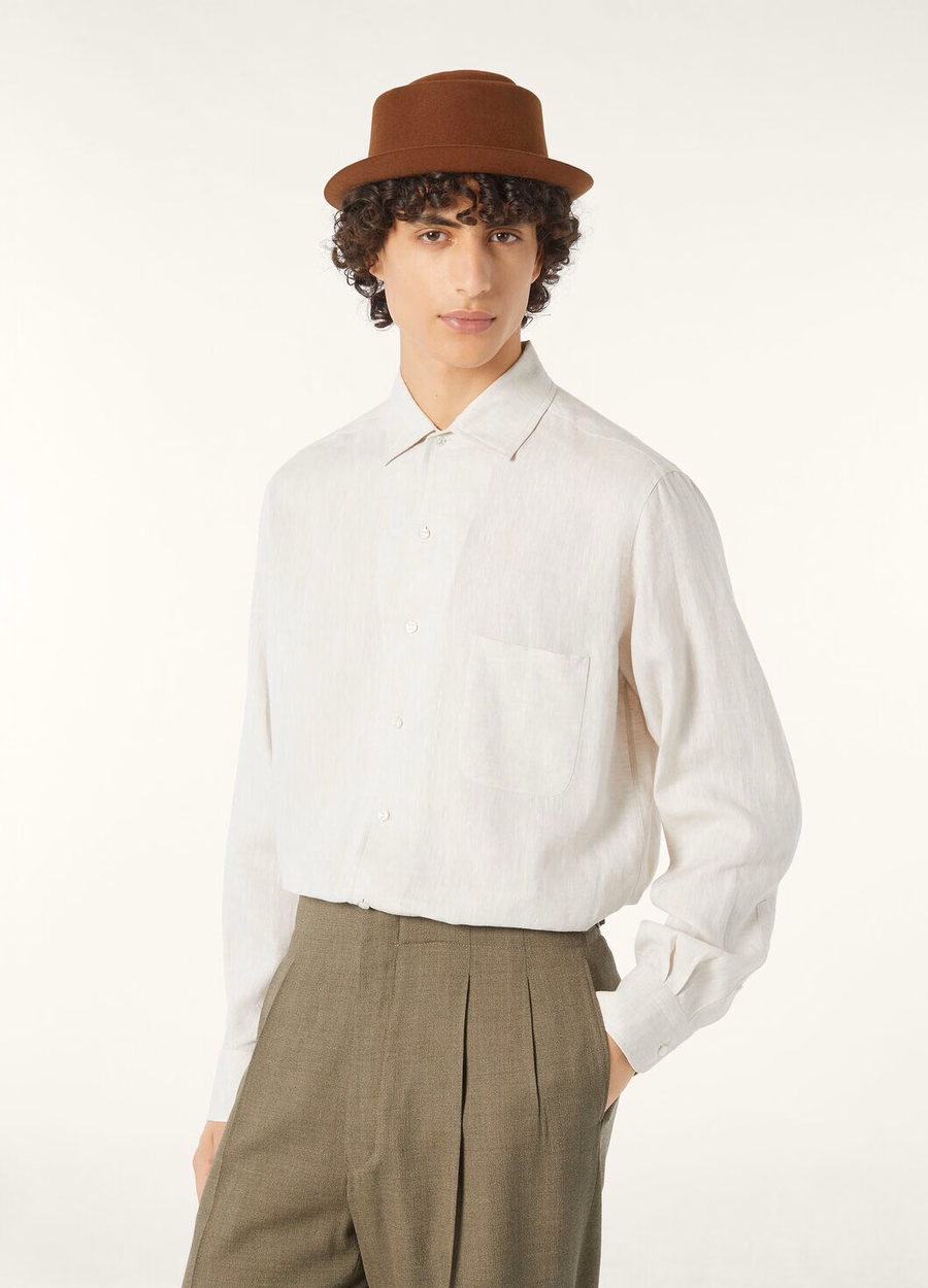 Andre Shirt in Pelican Grey