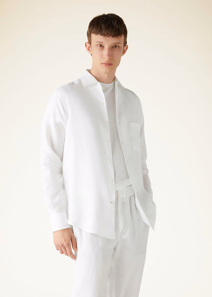 Andre Shirt In Optical White