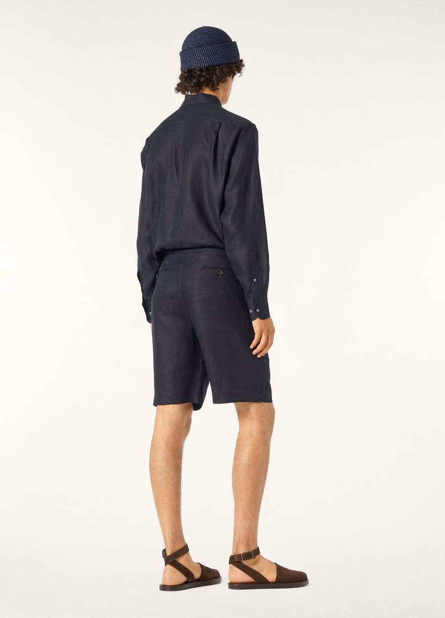 Andre Shirt in Navy Blue