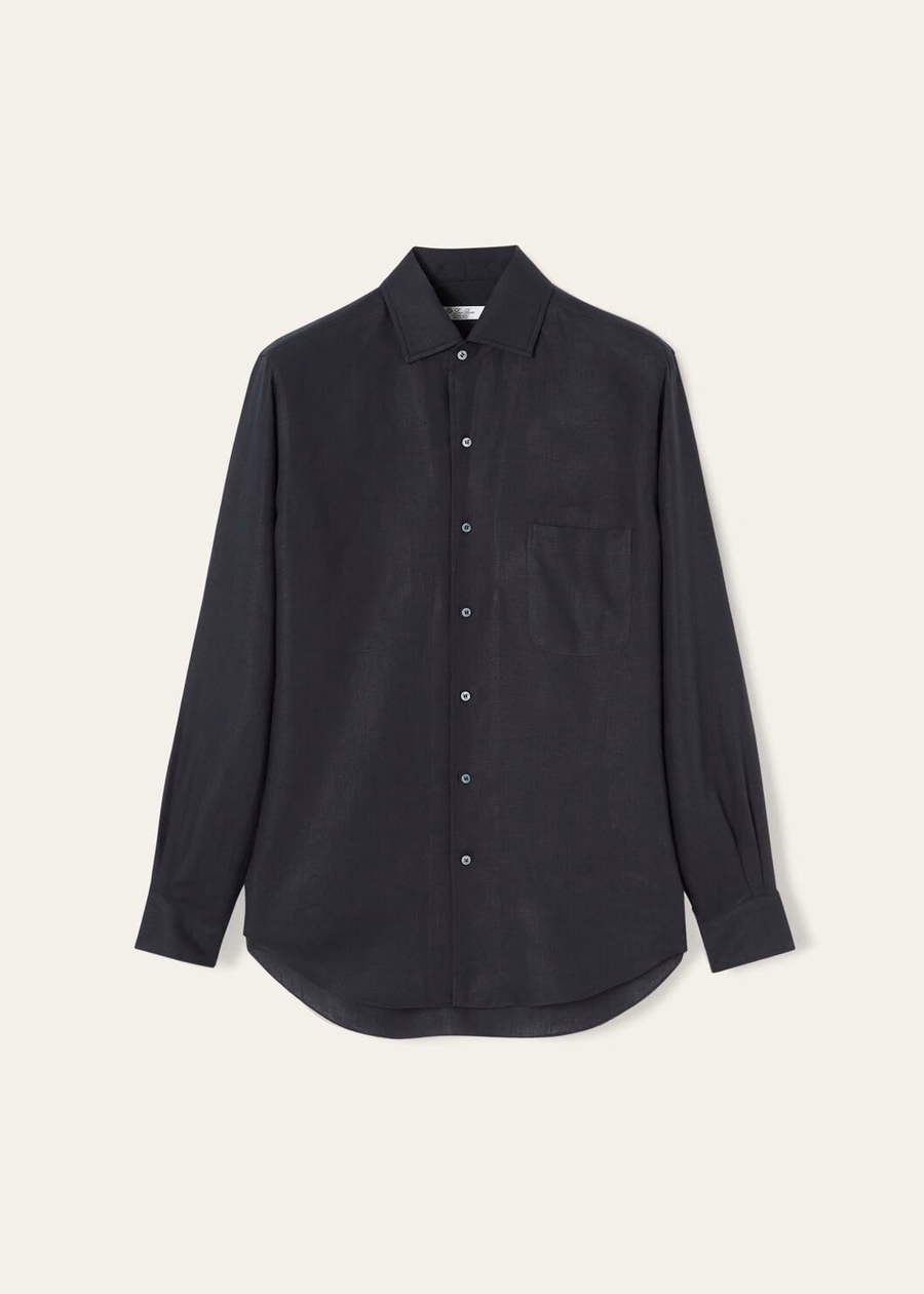 Andre Shirt in Navy Blue