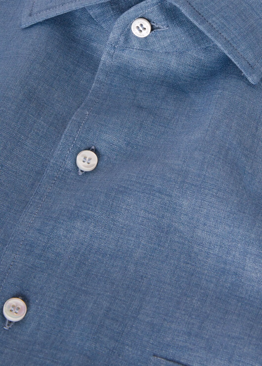 Andre Shirt In Fresh Indigo