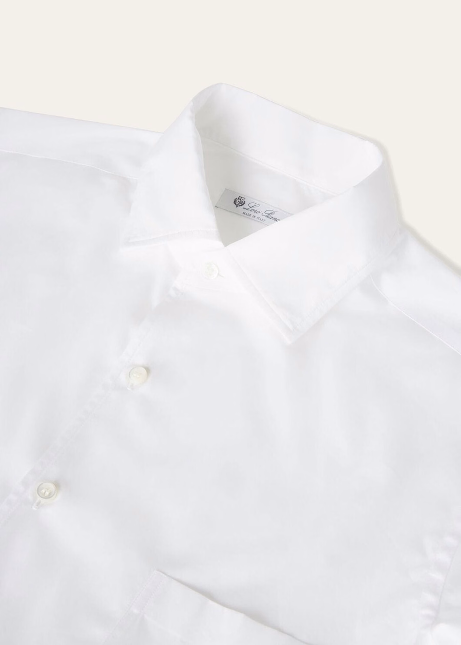 Andre Cotton Shirt Optical White