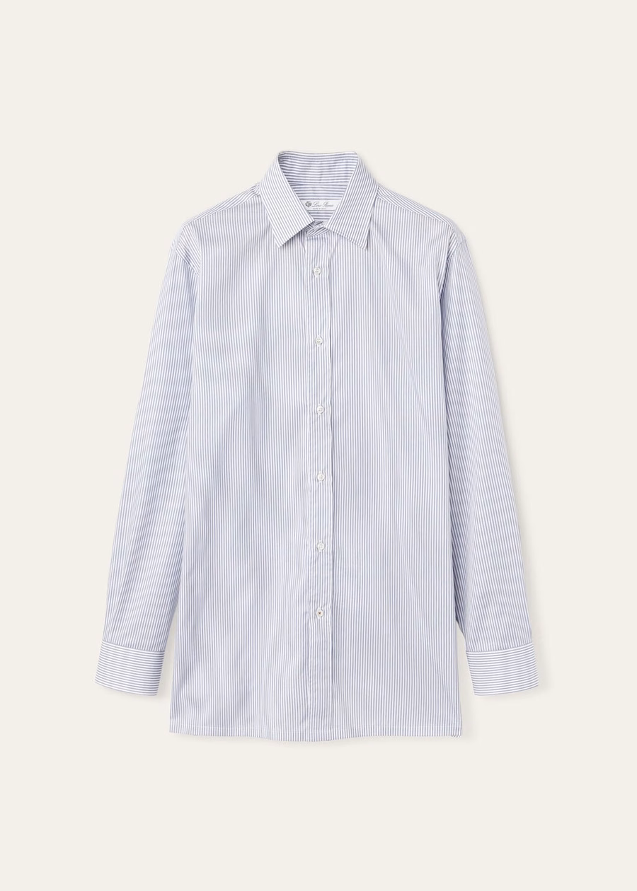 International Cotton Dark Ocean Road Shirt