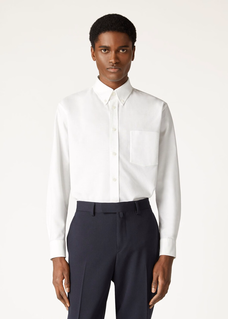 Elia Cotton Shirt Optical White