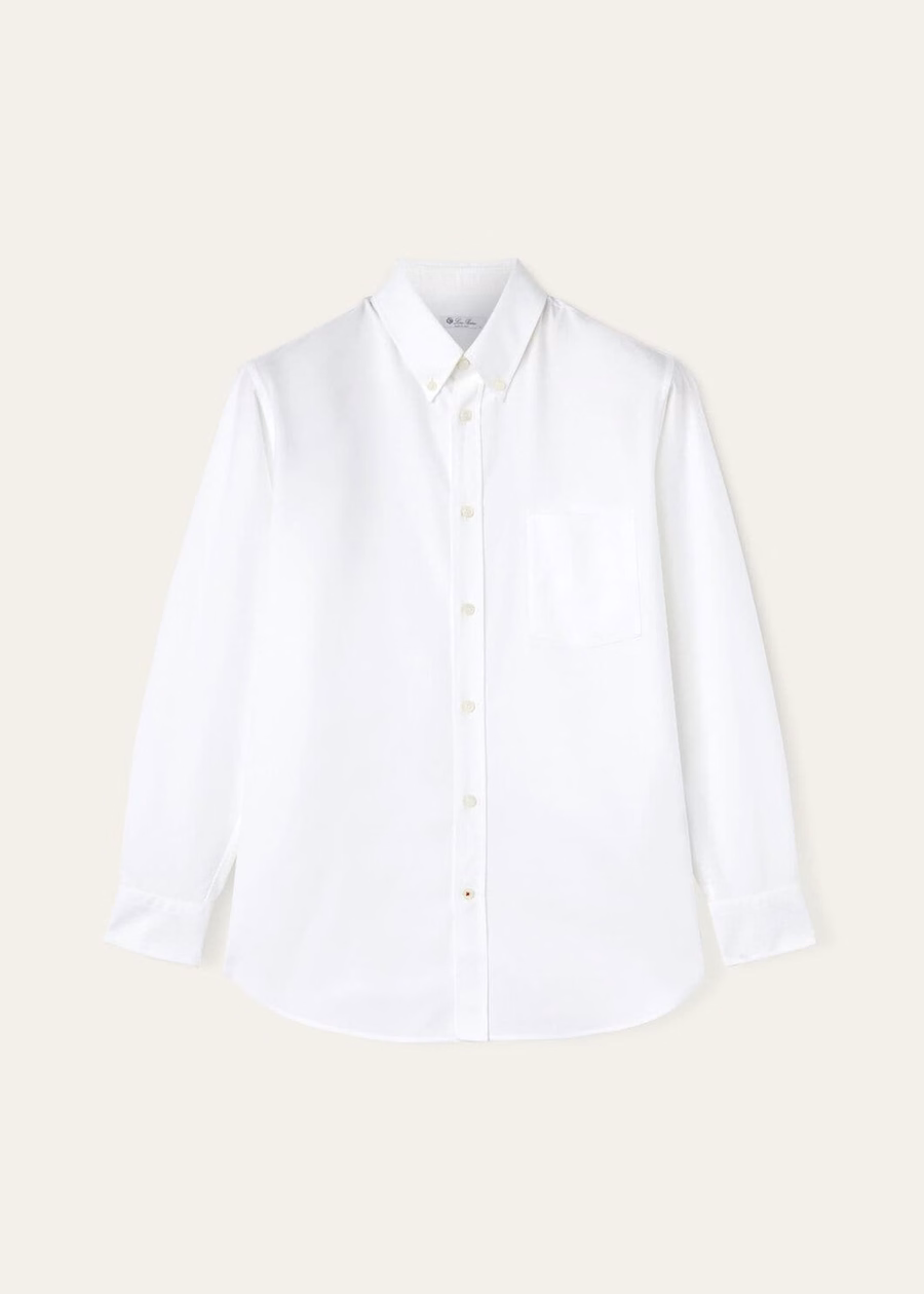 Elia Cotton Shirt Optical White