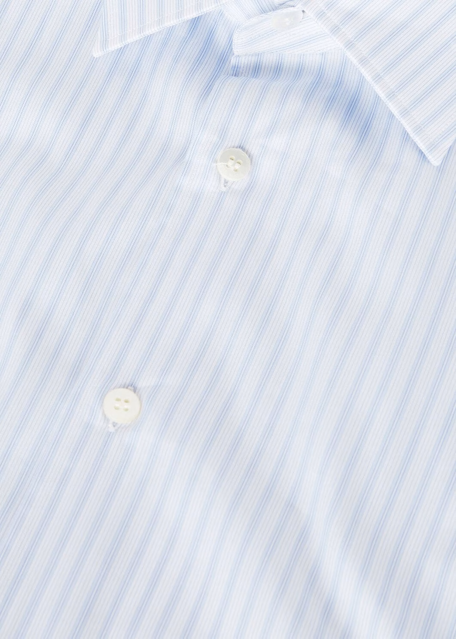 Filippo Cotton Shirt Celestial Sky Stripes