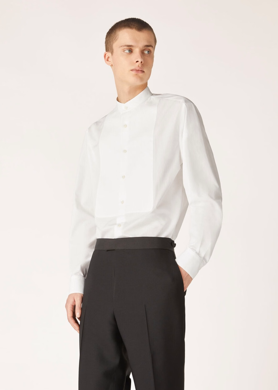 Filippo Cotton Shirt Optical White