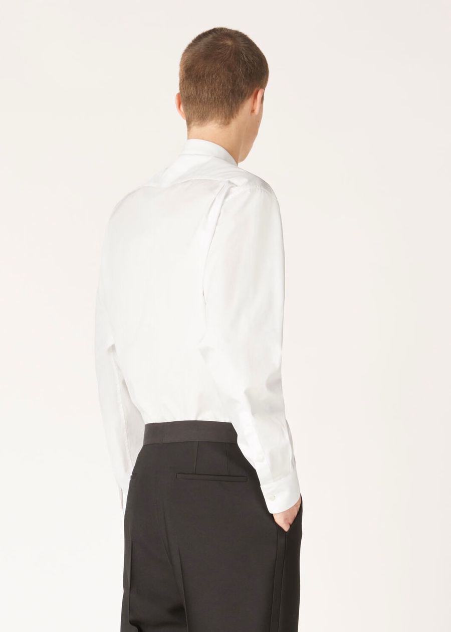 Filippo Cotton Shirt Optical White