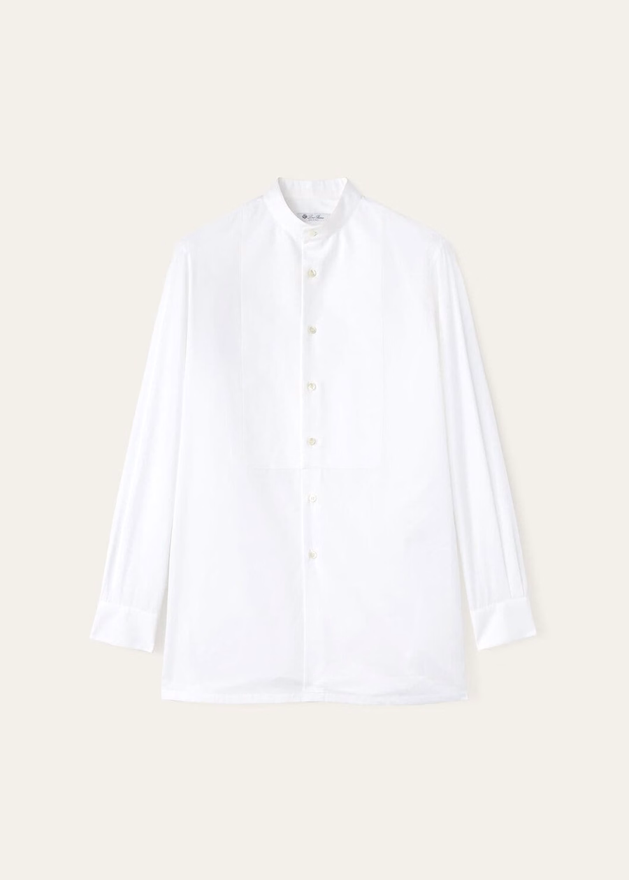 Filippo Cotton Shirt Optical White