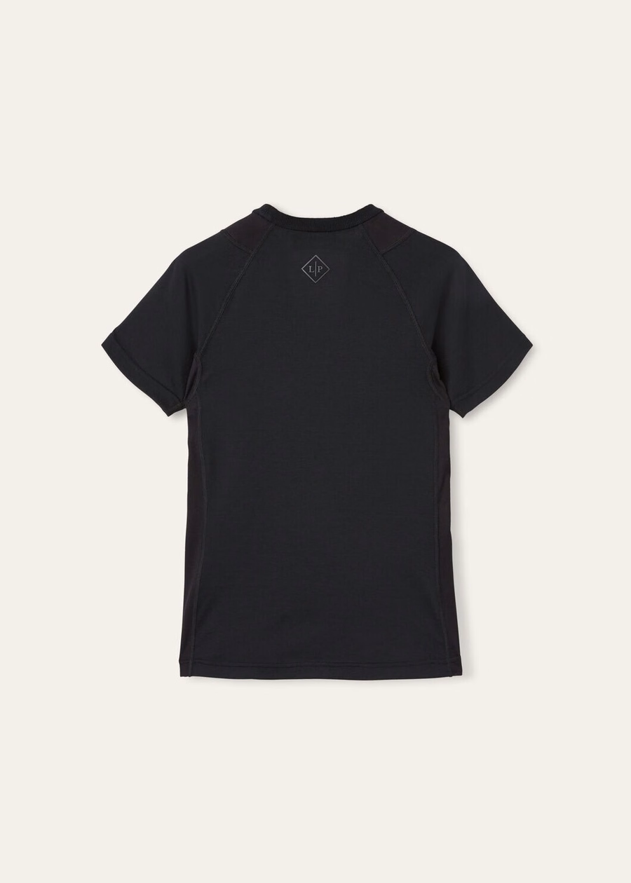 Supramonte Cotton Microfiber T-Shirt Black