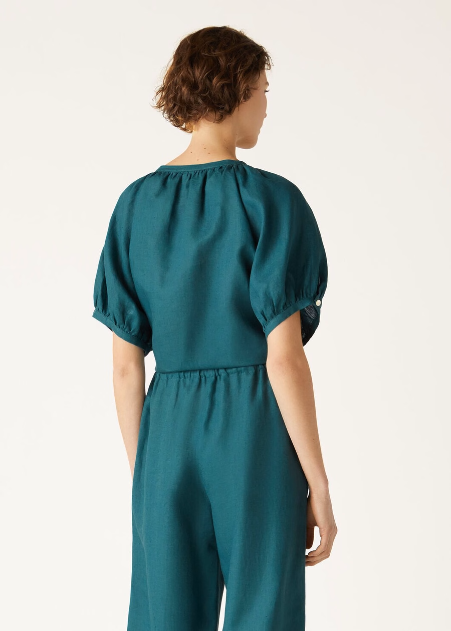 Gritt Shirt In Green Spirulina