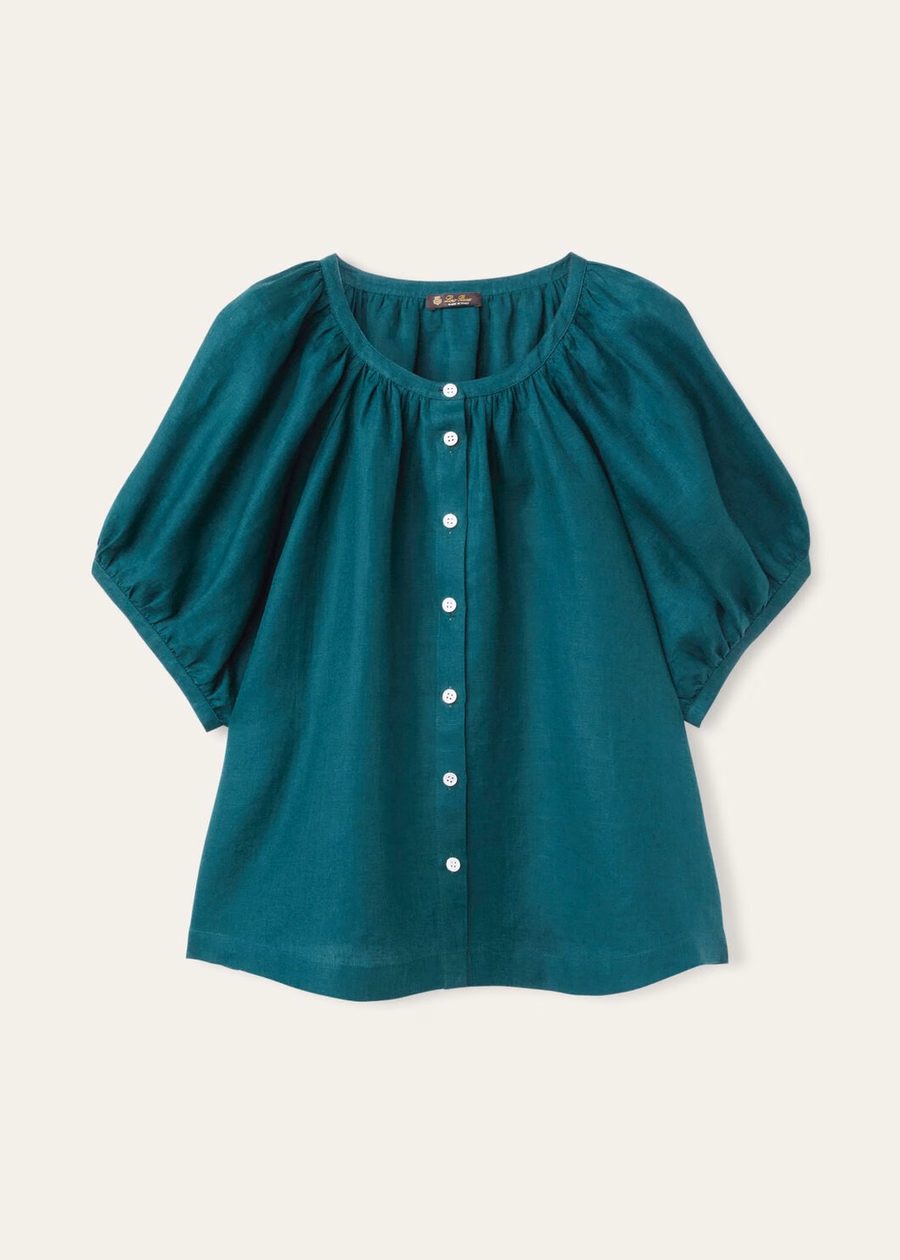 Gritt Shirt In Green Spirulina