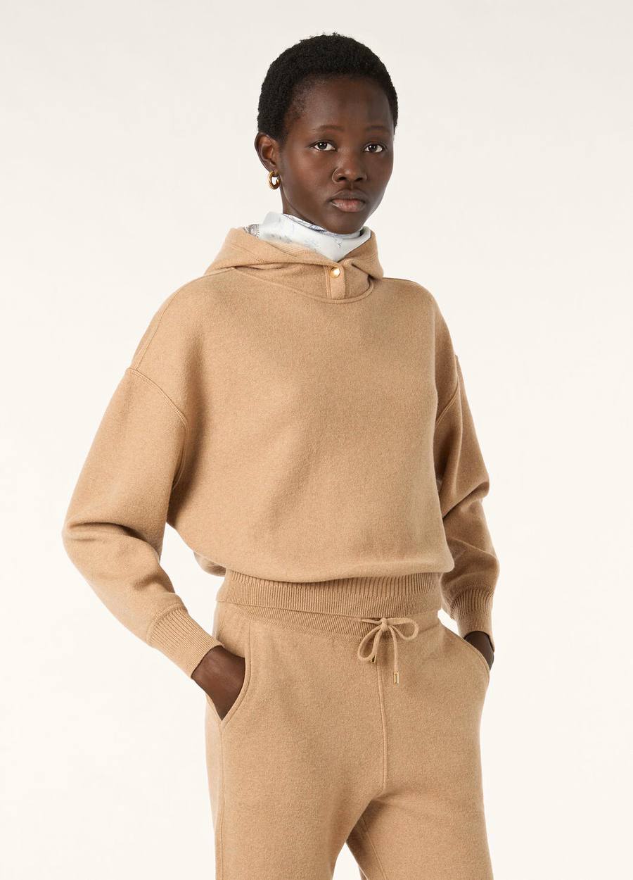 Roccapietra Hoodie Camel Light Tan