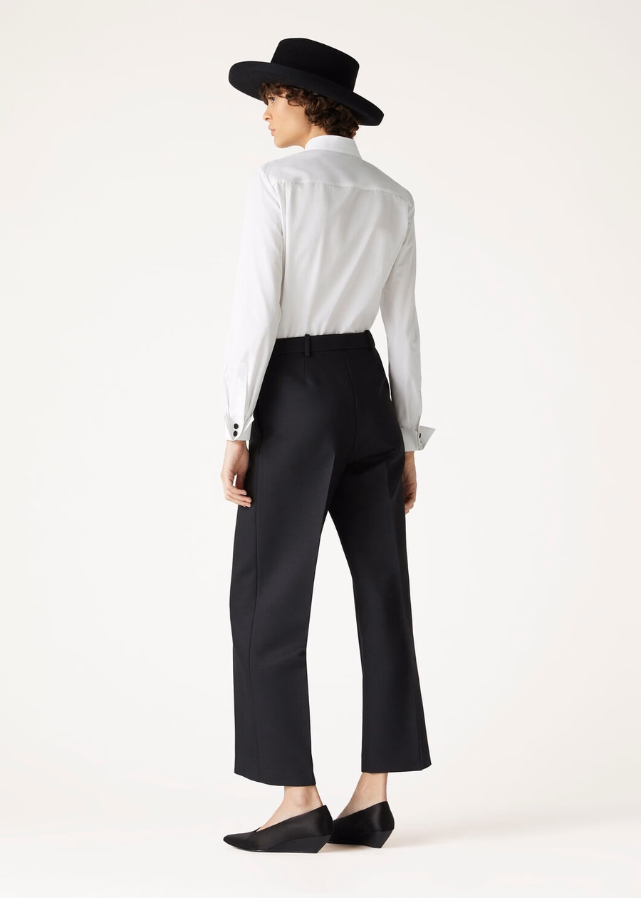 Hadiya Cotton Shirt White