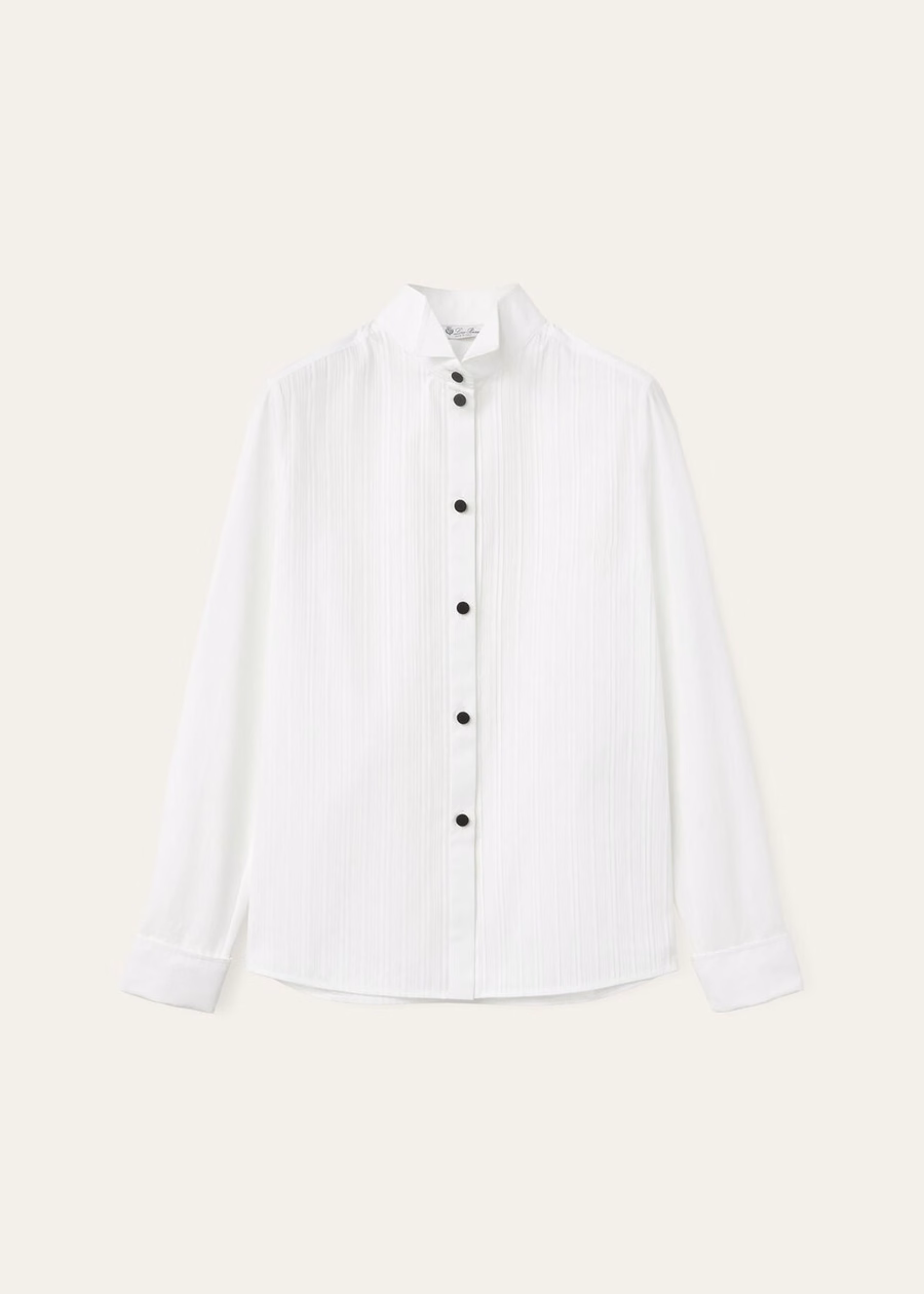 Hadiya Cotton Shirt White