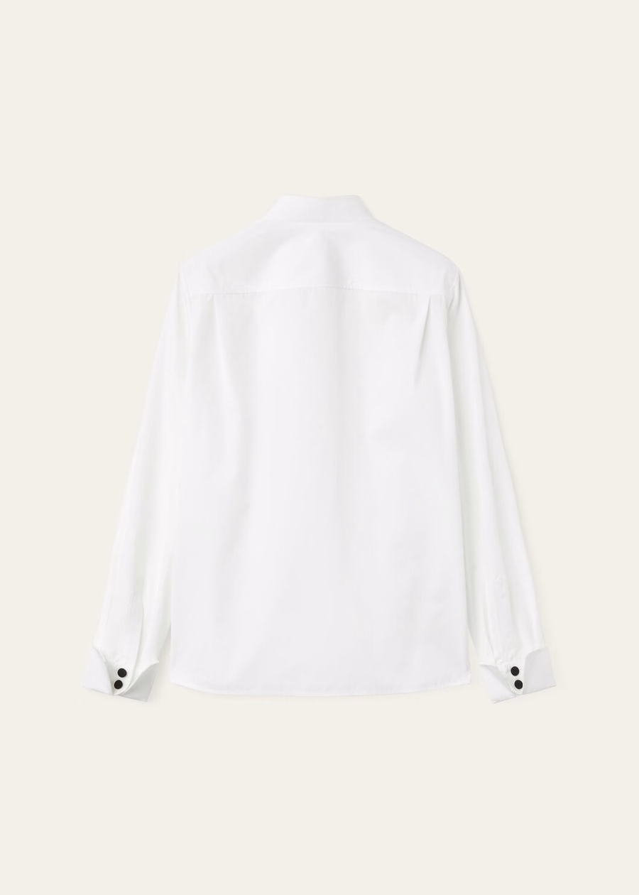 Hadiya Cotton Shirt White