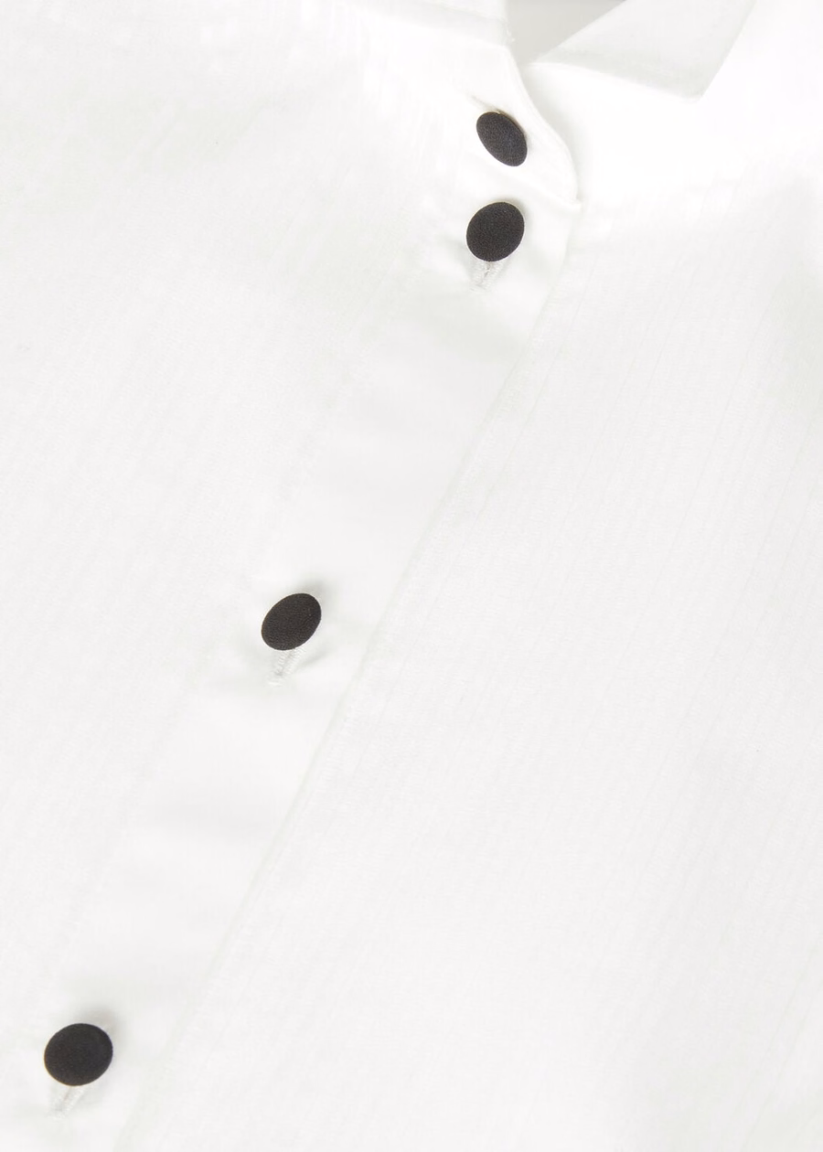 Hadiya Cotton Shirt White