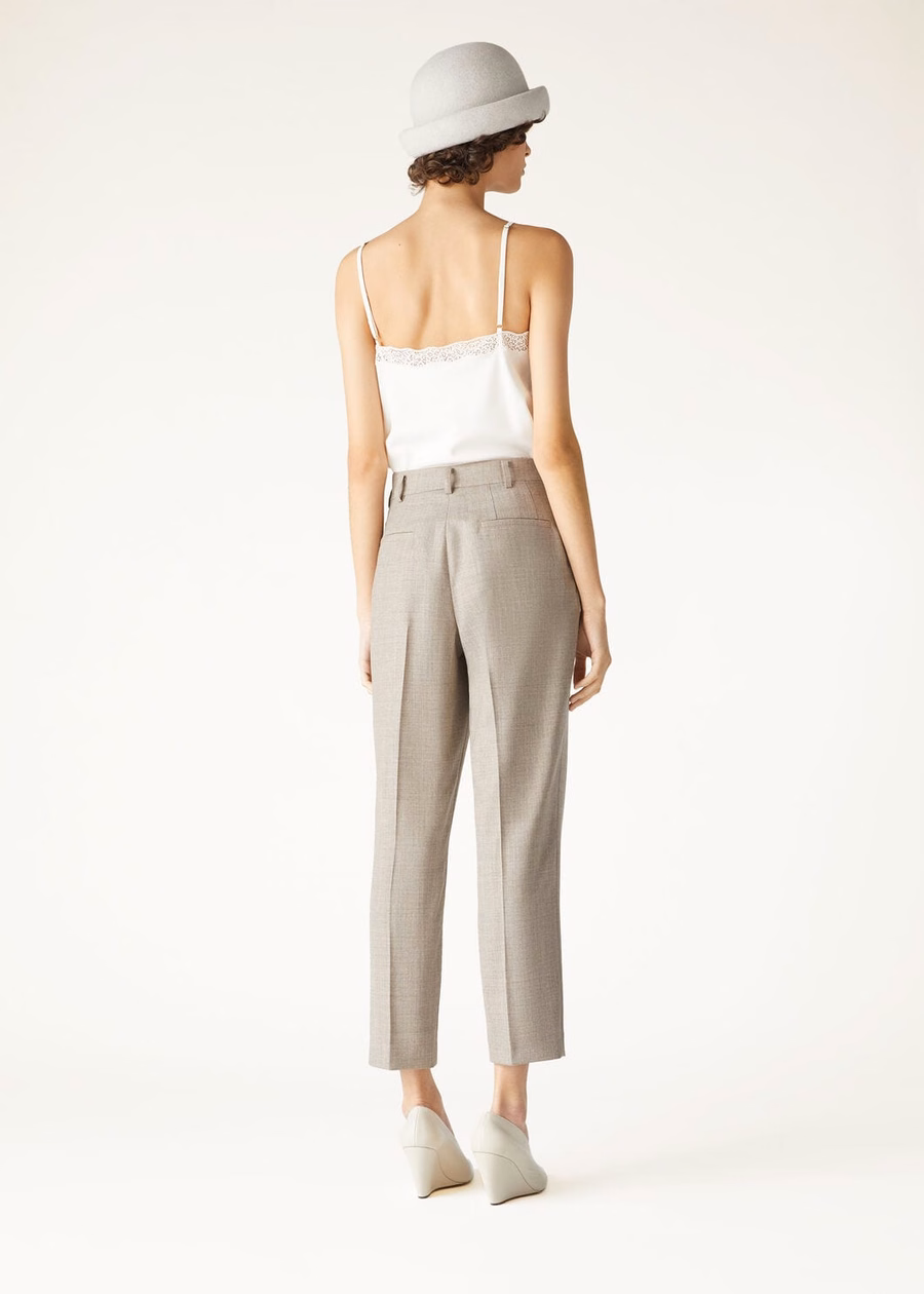 Silk Nougat Top Katerina