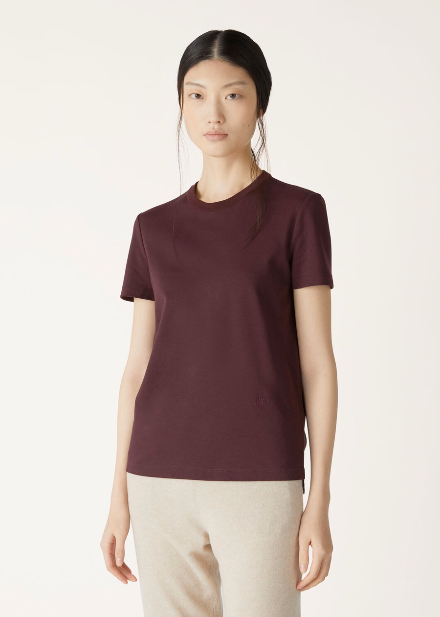 T-shirt My-T Cotton Deep Burgundy