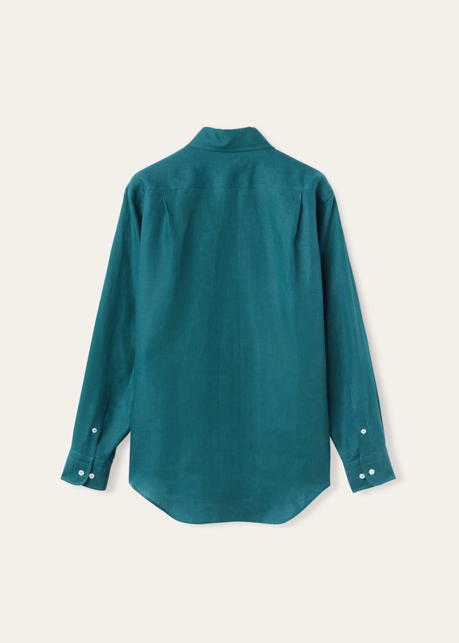 Andre Shirt In Green Spirulina