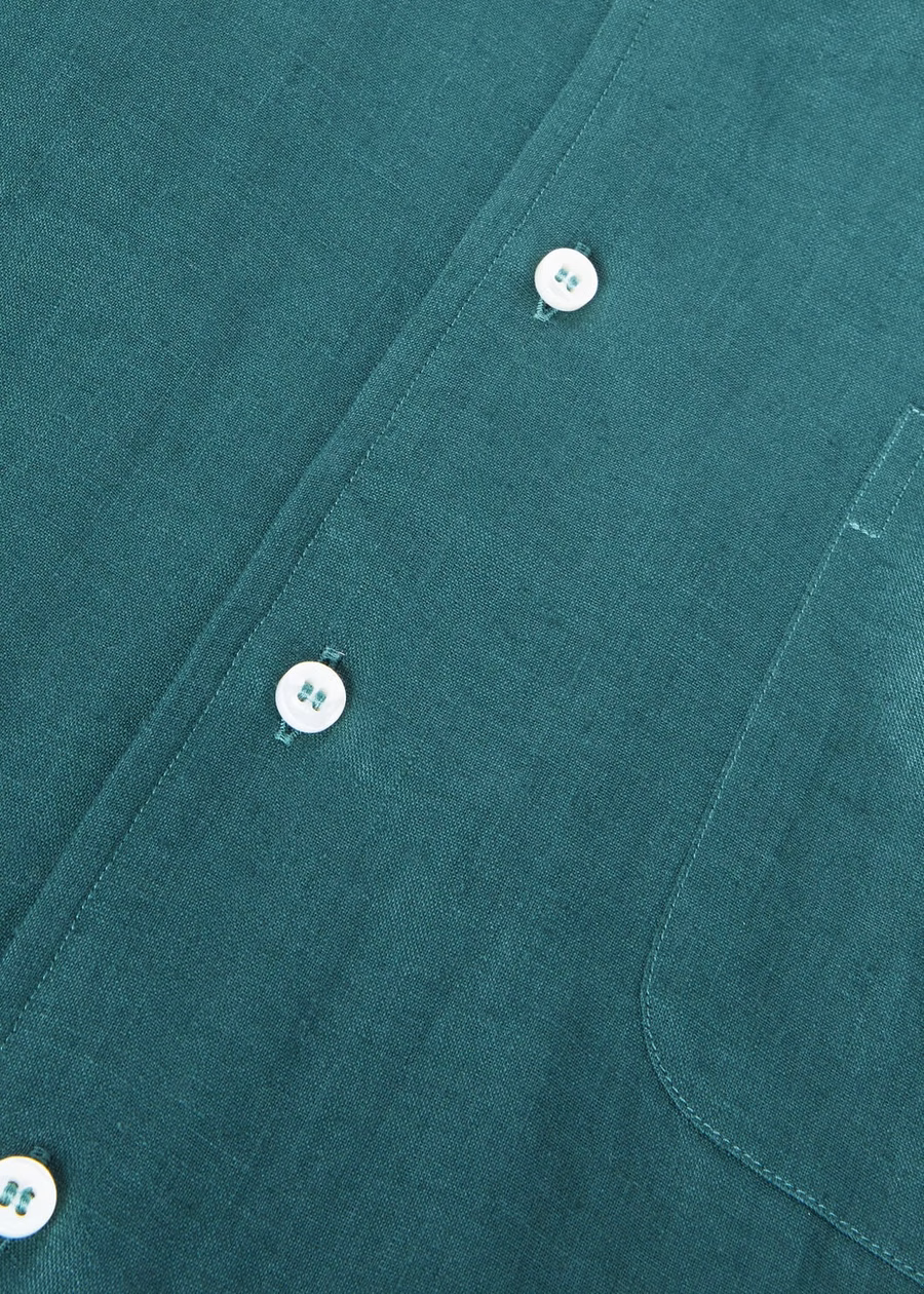 Andre Shirt In Green Spirulina