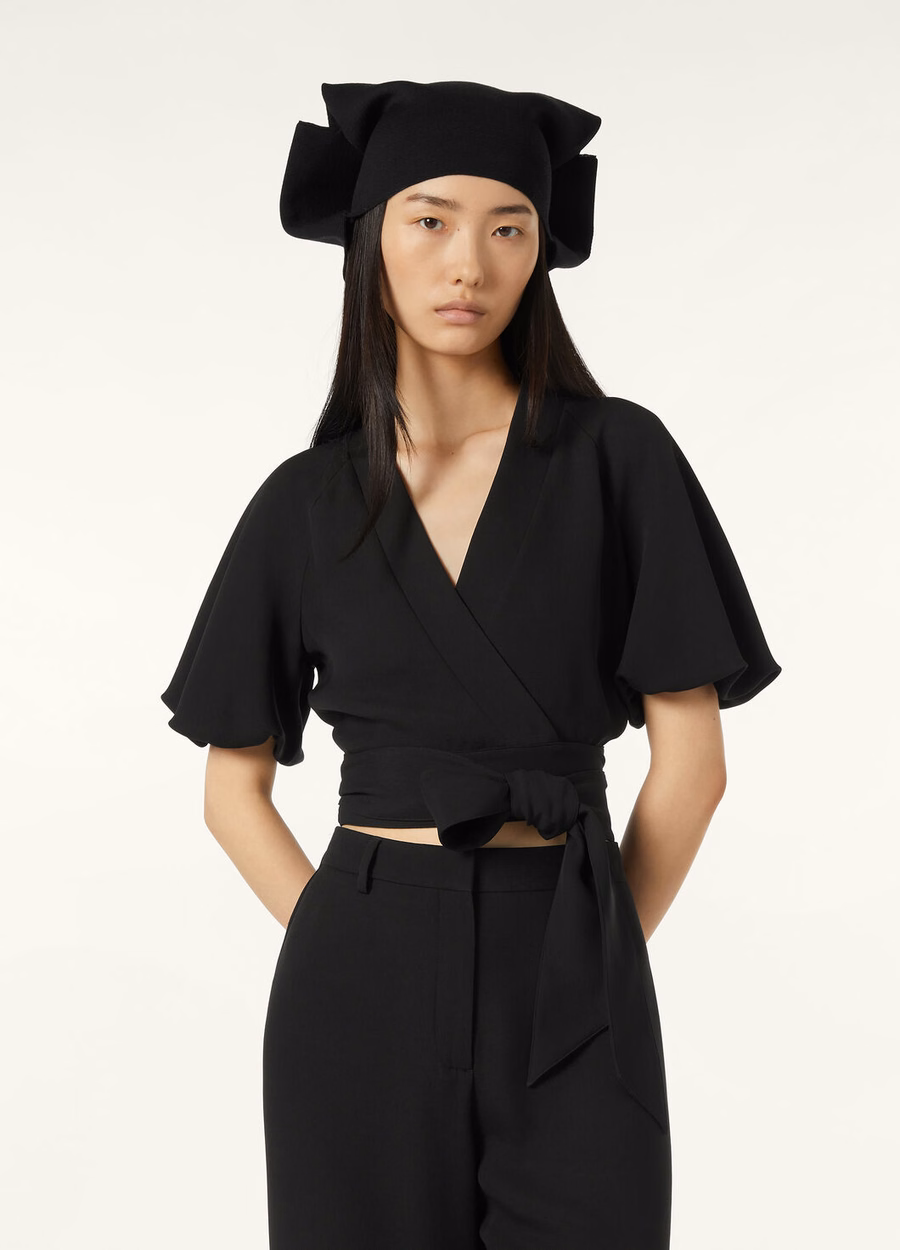 Clancy Black Silk Shirt
