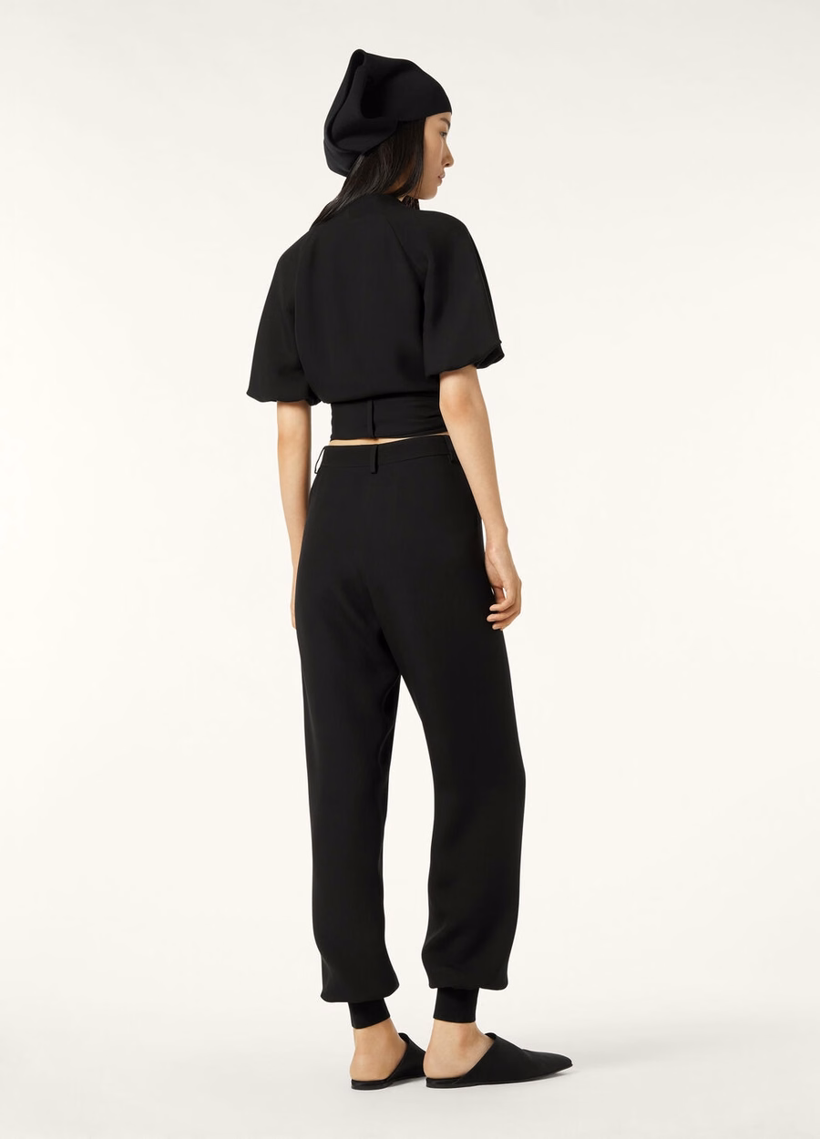 Clancy Black Silk Shirt