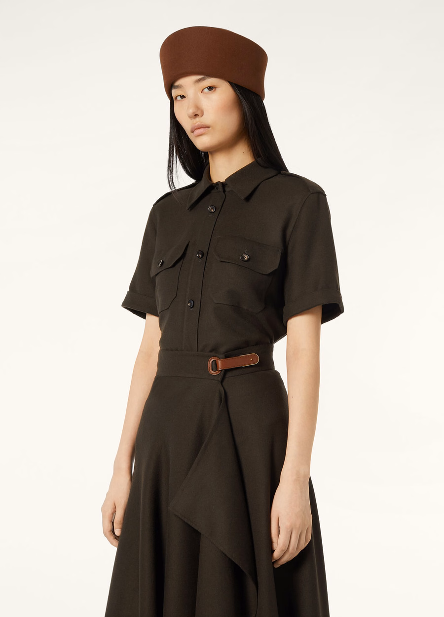 Annalisa Royal Lightness Pin Shirt Black