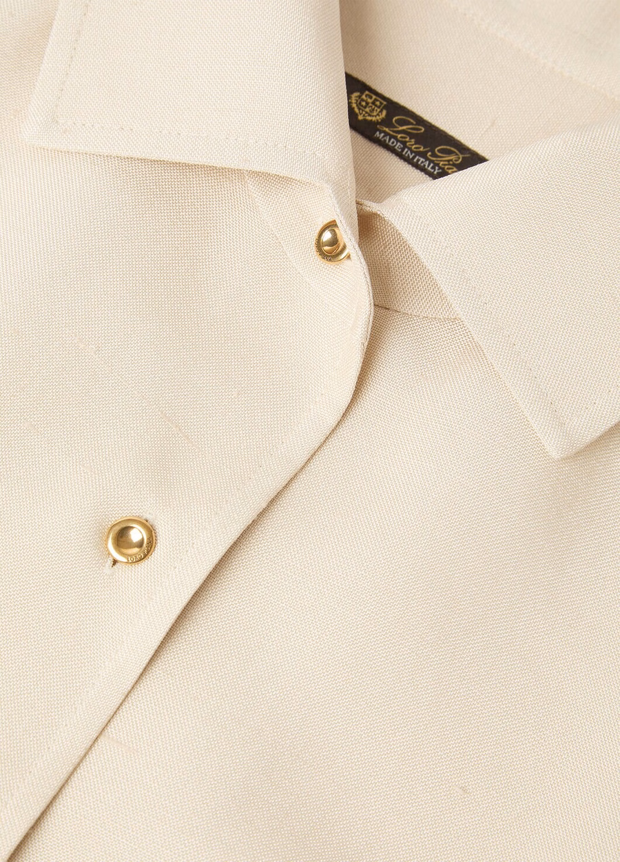 Dunia Silk Milk Amber Shirt
