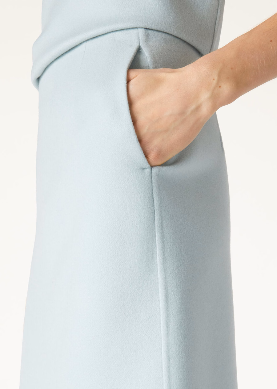 Lexi Cashmere Skirt Minty Breeze