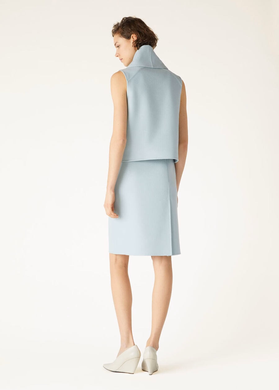 Lexi Cashmere Skirt Minty Breeze