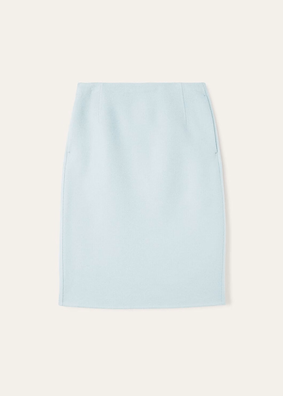 Lexi Cashmere Skirt Minty Breeze