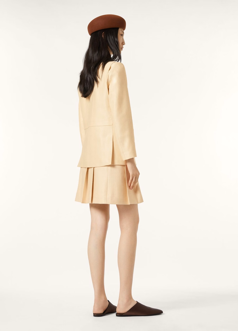 Aida Silk Milk Amber Skirt