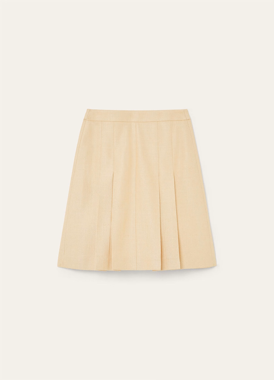 Aida Silk Milk Amber Skirt