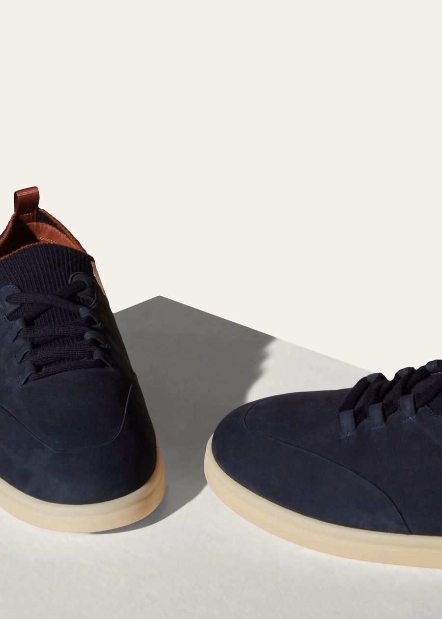 Soho Walk Sneakers Calfskin Navy Blue