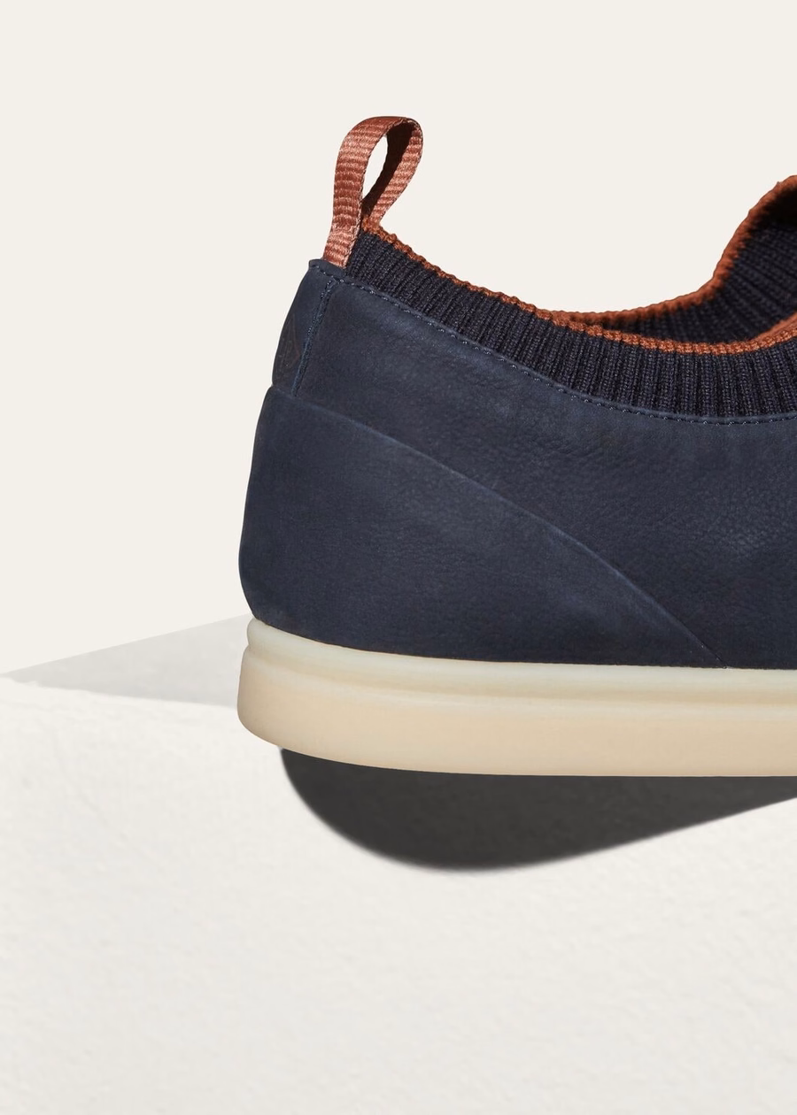 Soho Walk Sneakers Calfskin Navy Blue