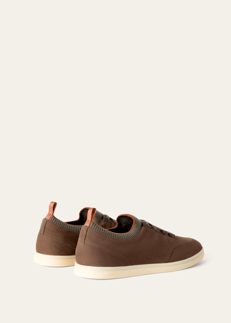 Soho Walk sneakers in warm grey calfskin
