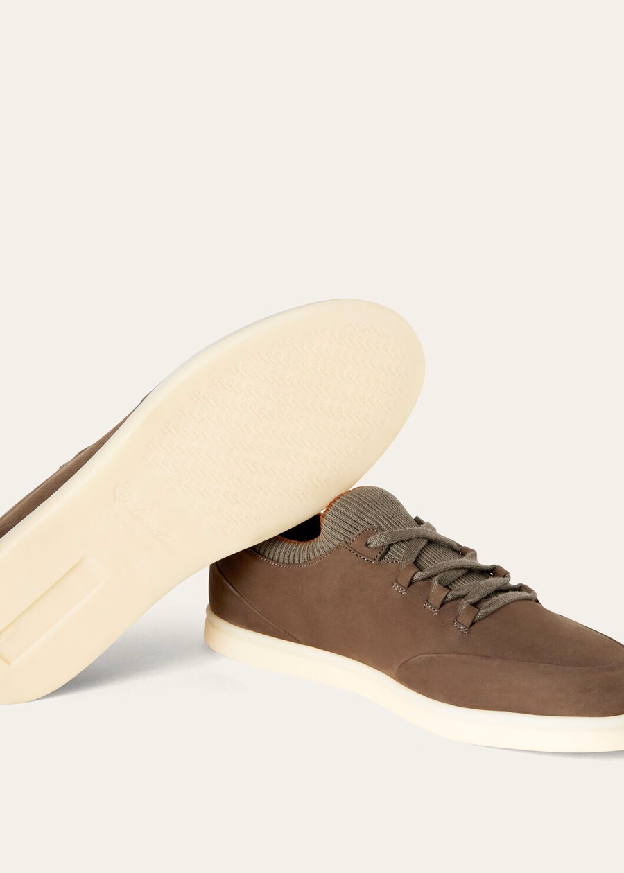 Soho Walk sneakers in warm grey calfskin