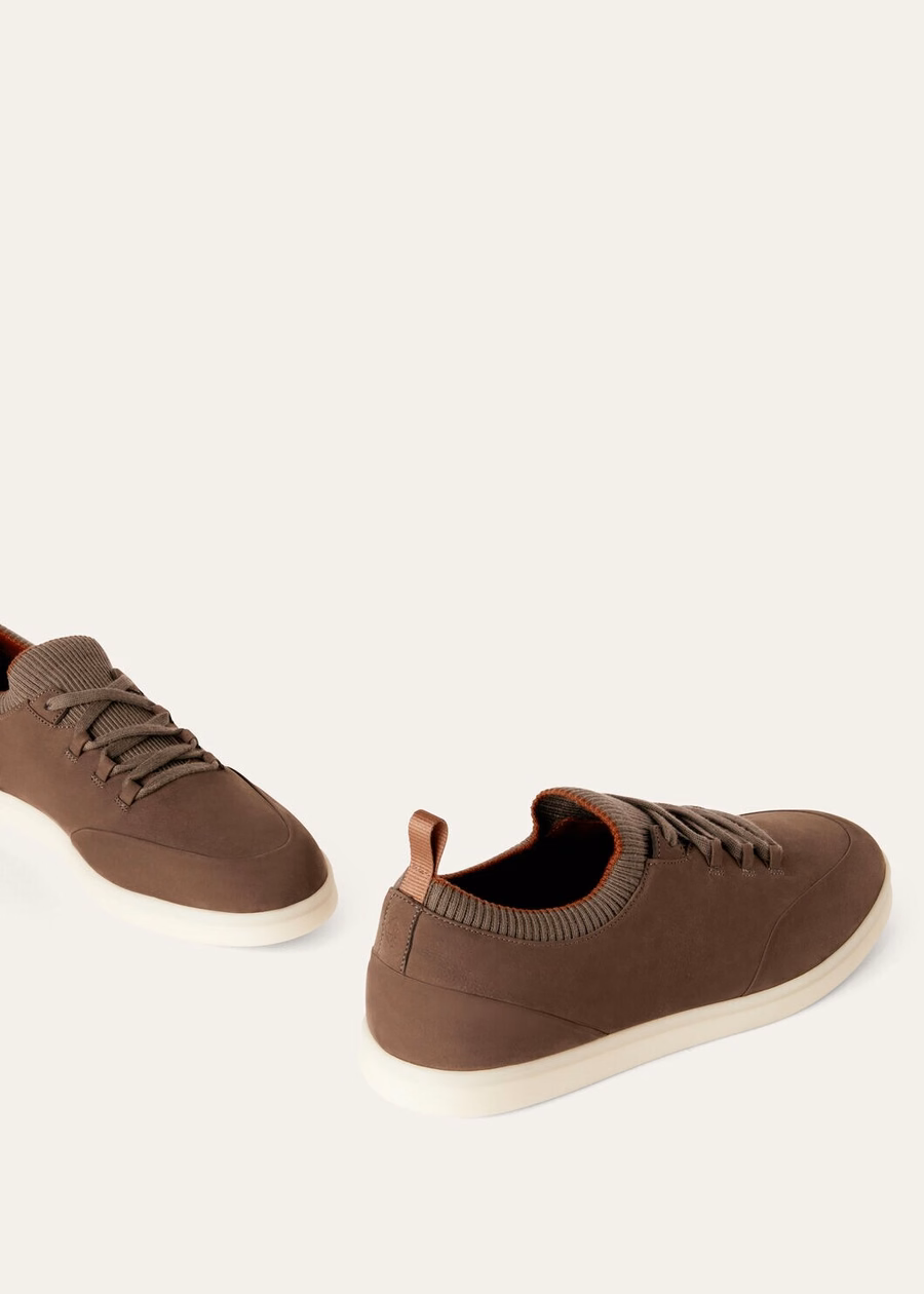 Soho Walk sneakers in warm grey calfskin