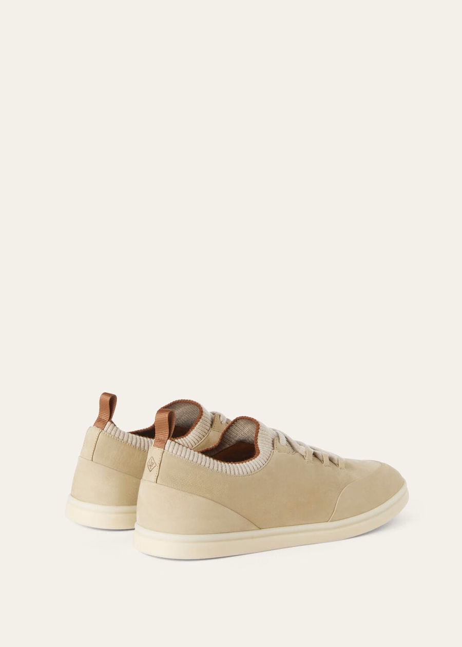 Soho Walk Desert Stone Calfskin Sneaker