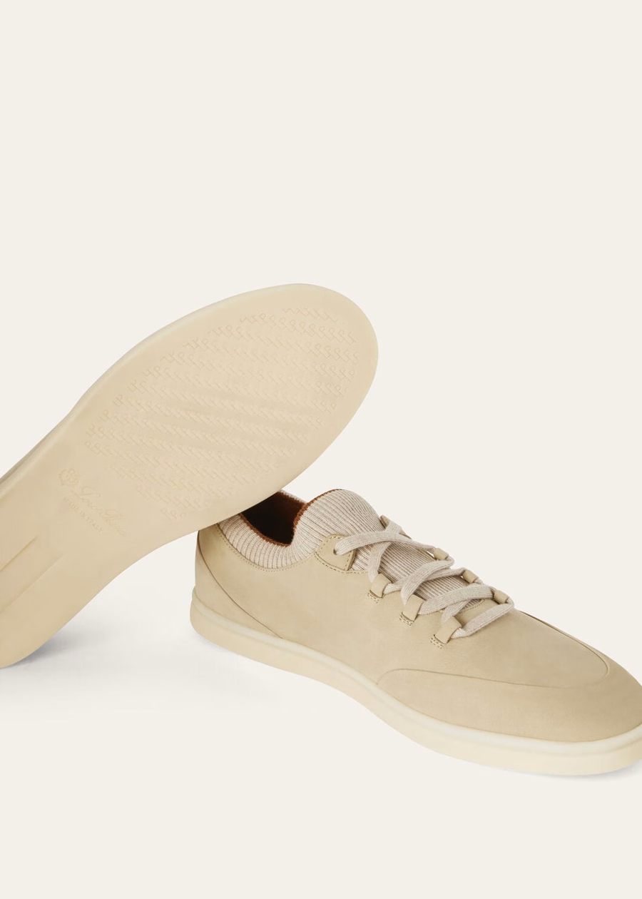 Soho Walk Desert Stone Calfskin Sneaker