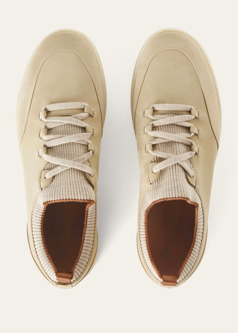 Soho Walk Desert Stone Calfskin Sneaker