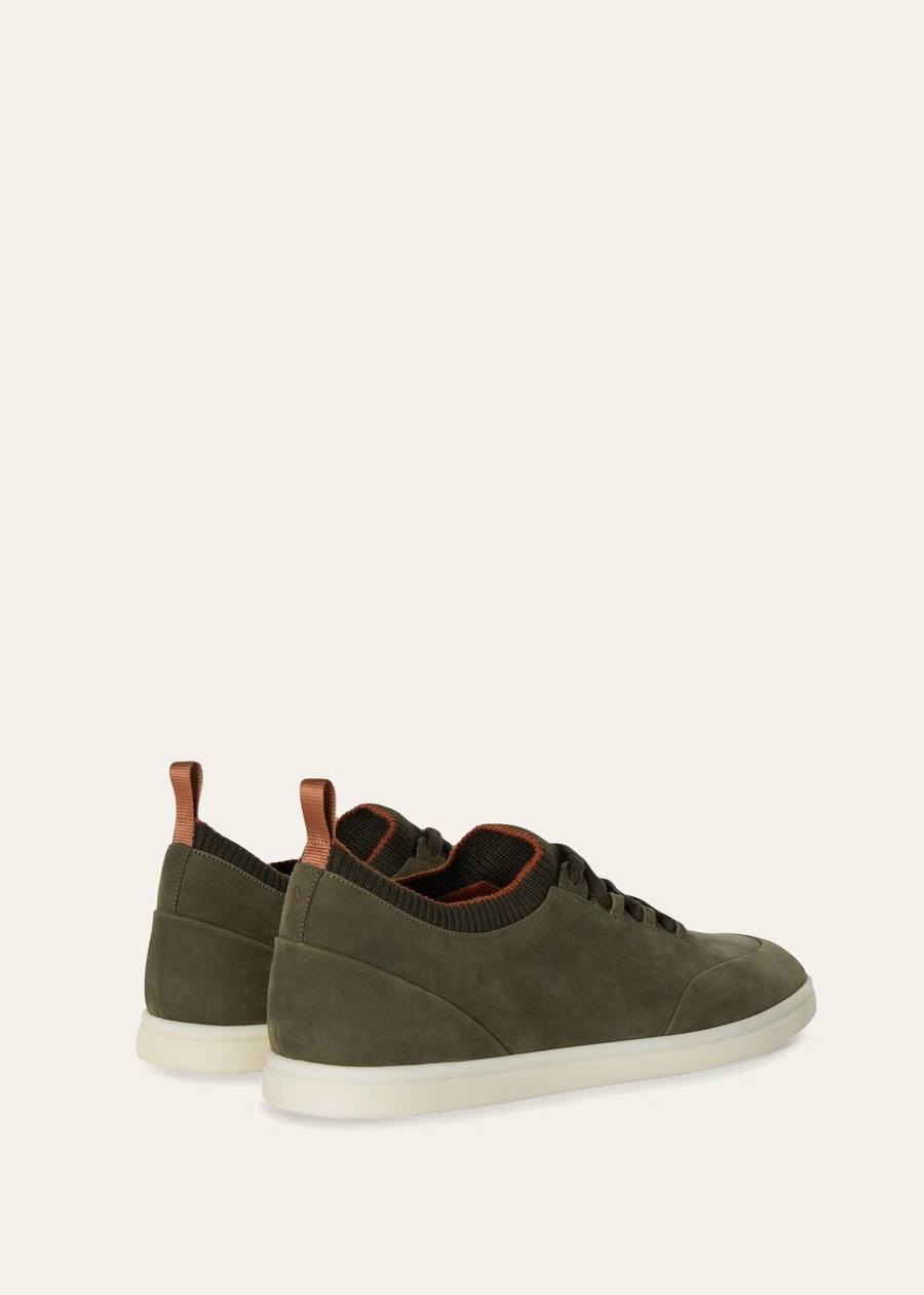 Soho Walk calfskin sneakers, very dark green