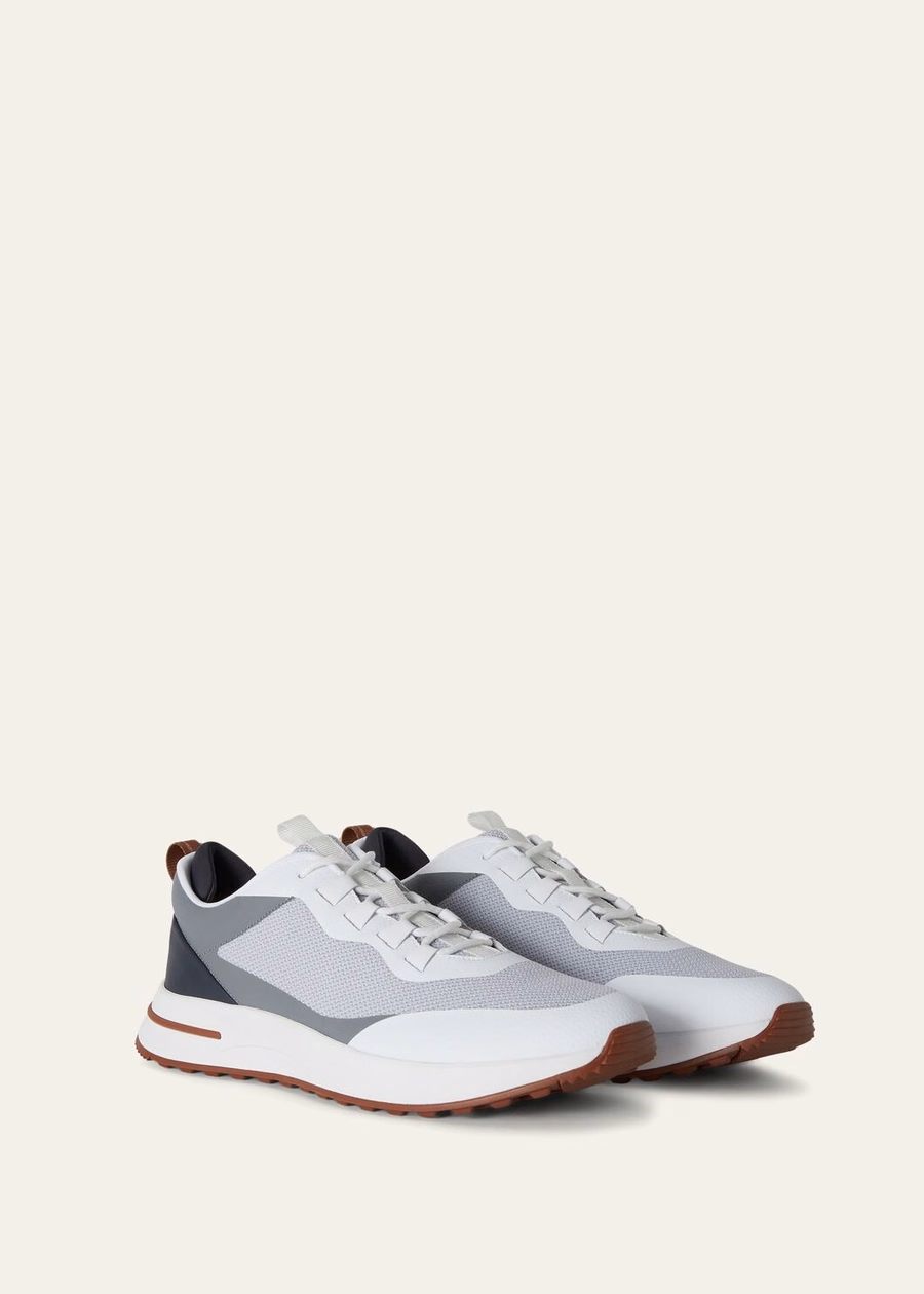 Weekend walking sneakers, microfiber, Frost grey