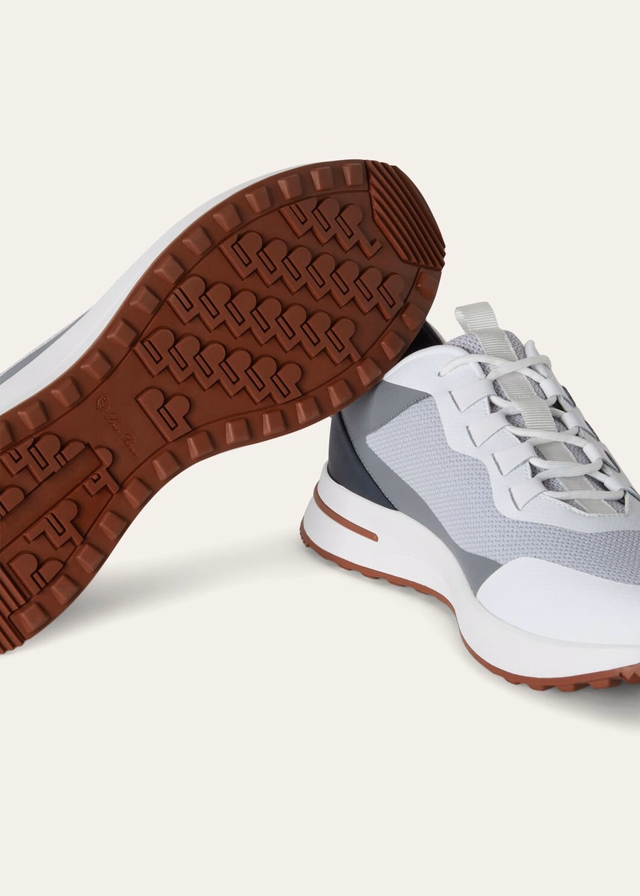 Weekend walking sneakers, microfiber, Frost grey