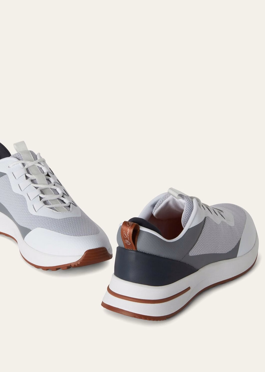 Weekend walking sneakers, microfiber, Frost grey